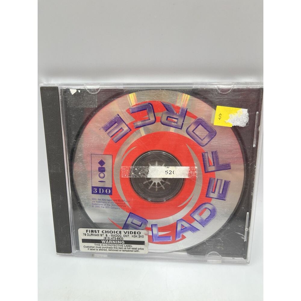 Blade Force Panasonic 3DO 1995 Disc Only